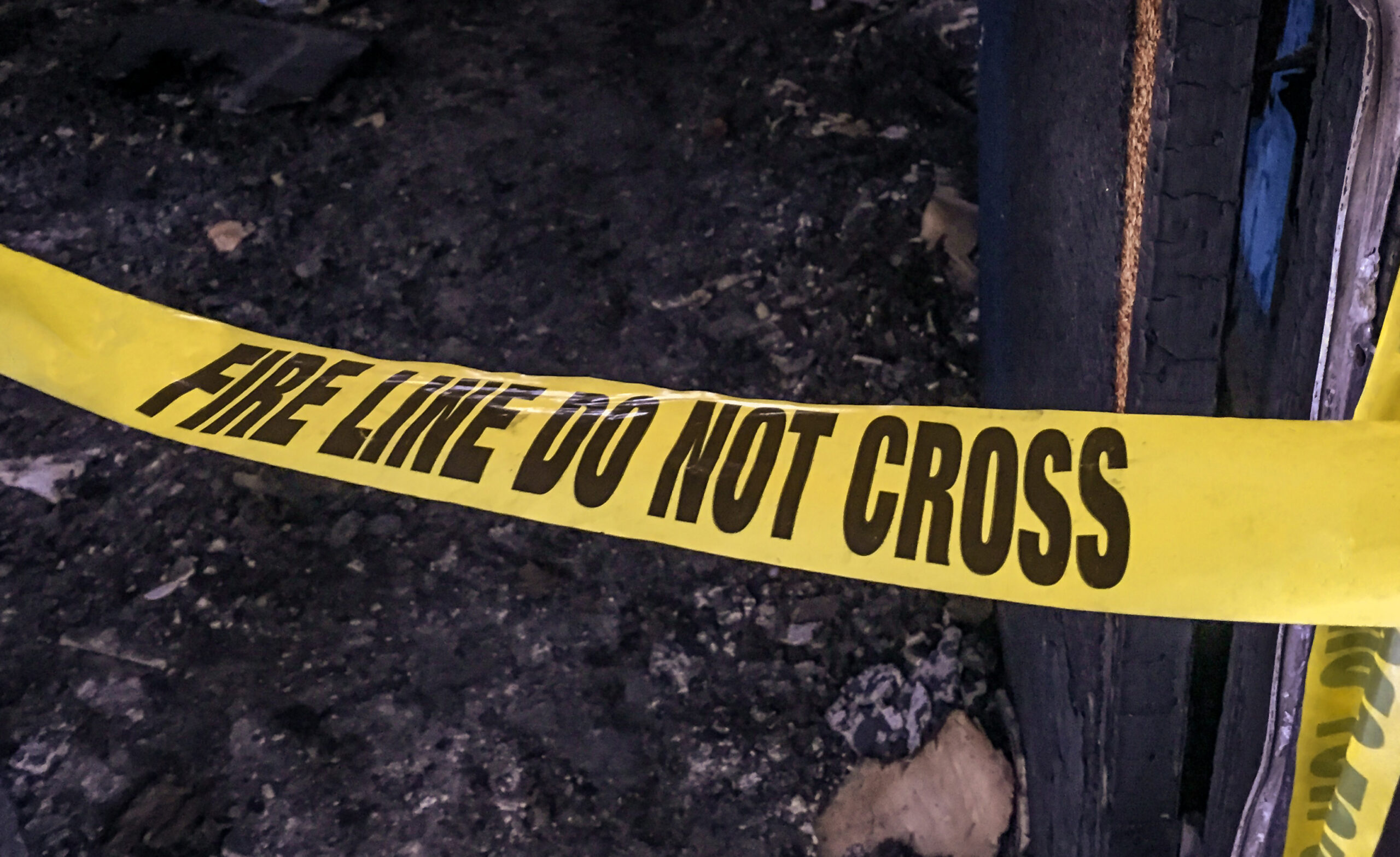 Fire and explosion investigation tape